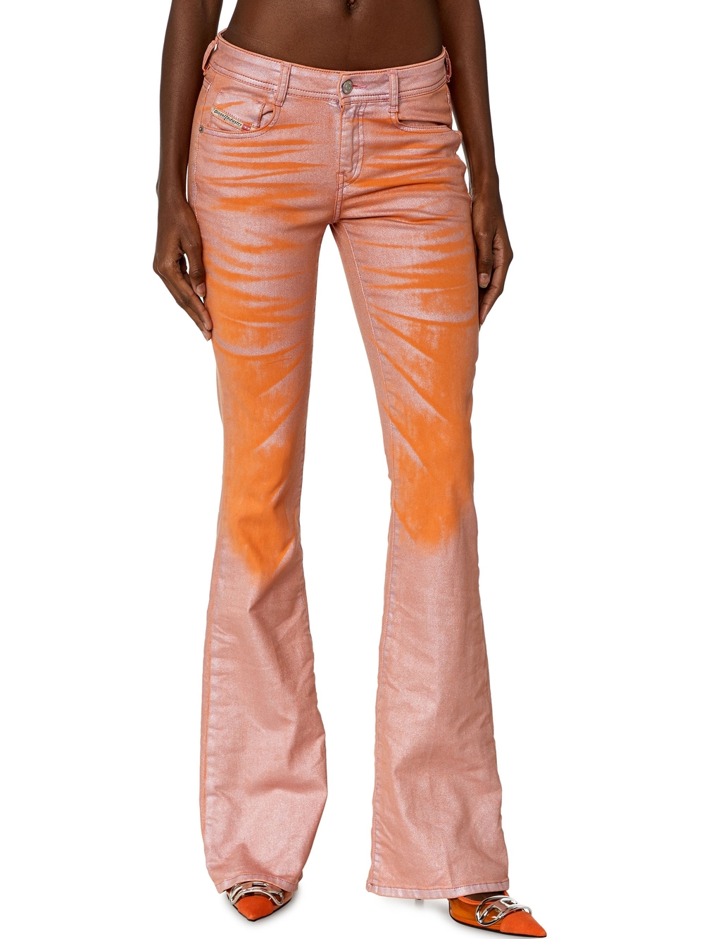 Diesel 1969 D-Ebbey Laminated Flare Jeans W33 NWT